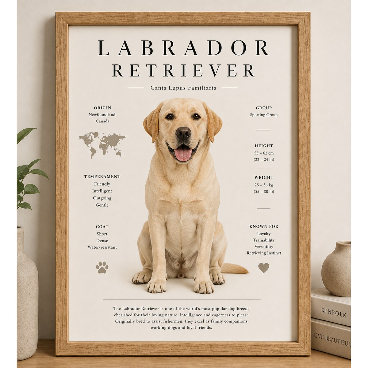Labrador Retriever Framed Poster