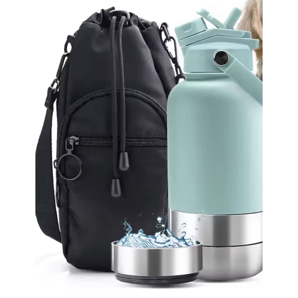 Travel Water Bottle & Bowl