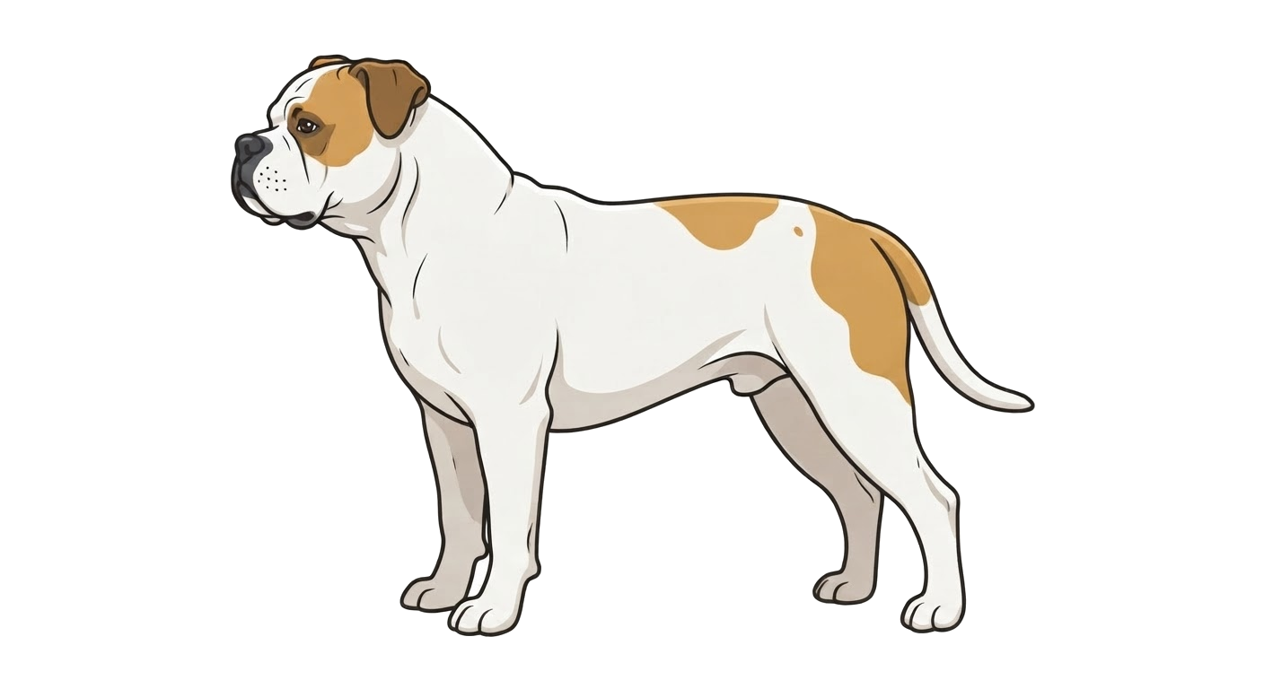 Illustration of a White & Fawn coat