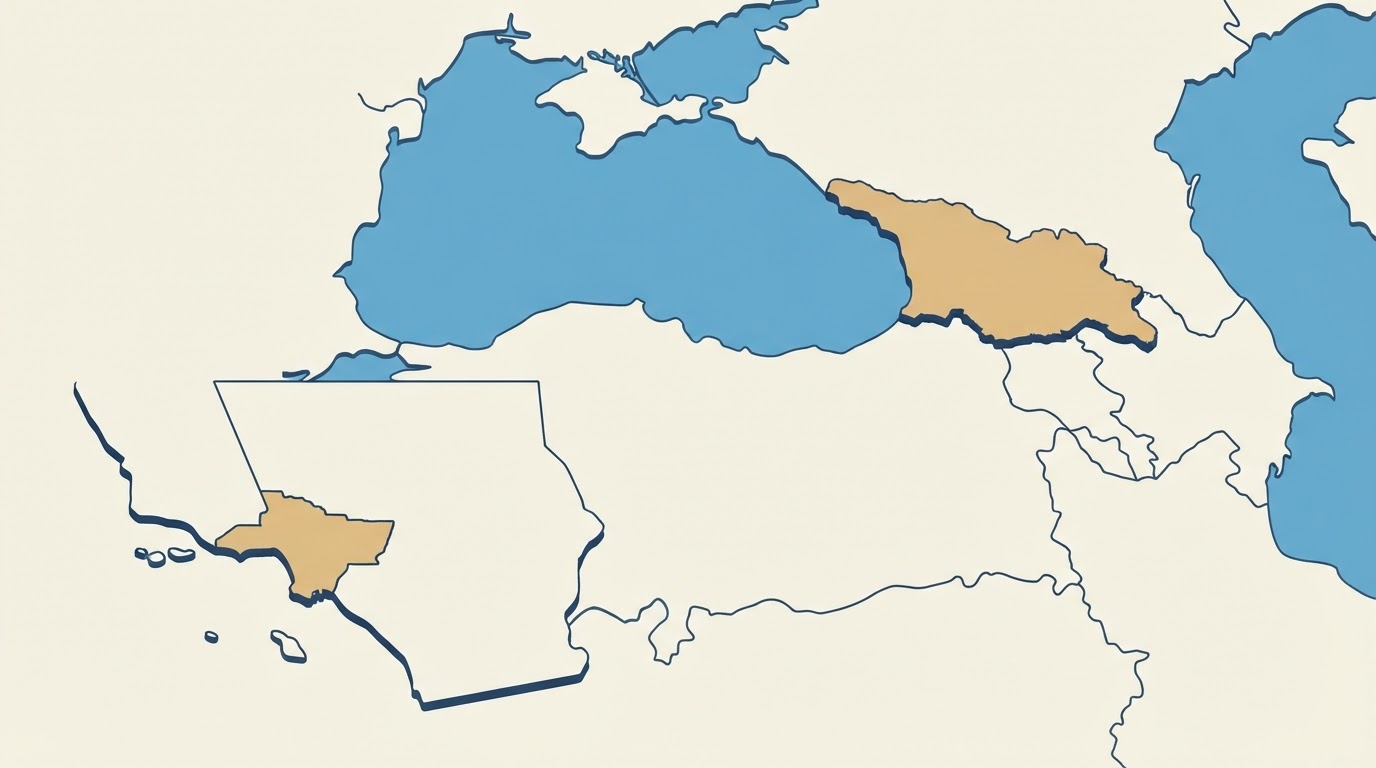 Illustrated map showing the origin of the American Bully (Classic)