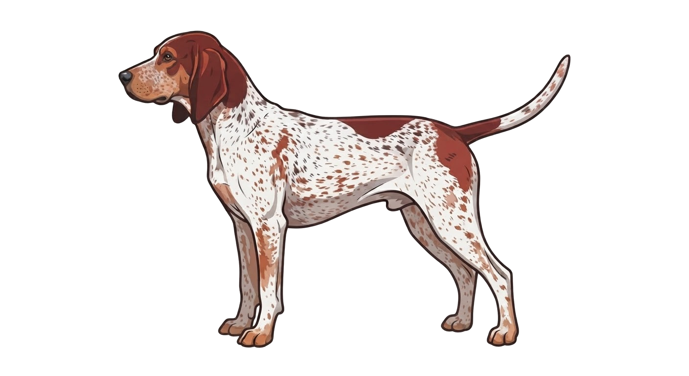 Illustration of a Redtick coat