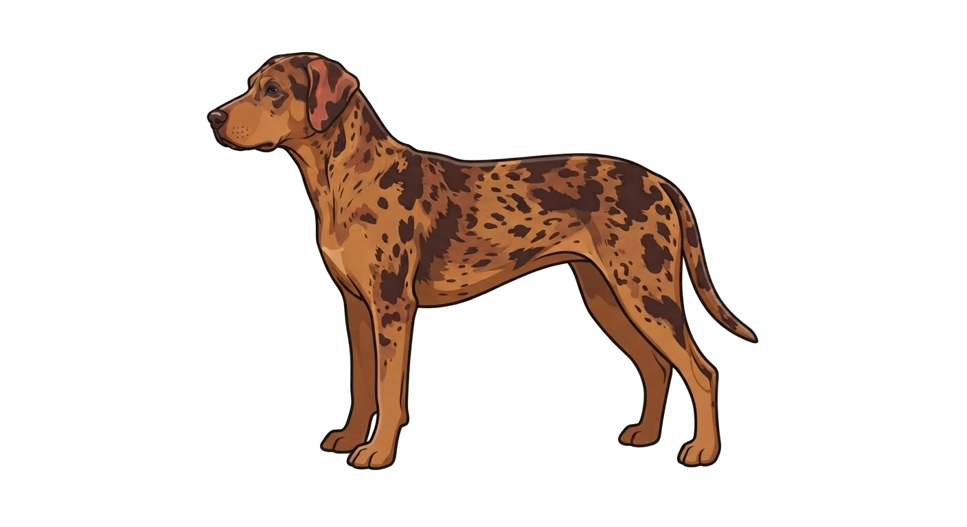 Illustration of a Red & Leopard coat