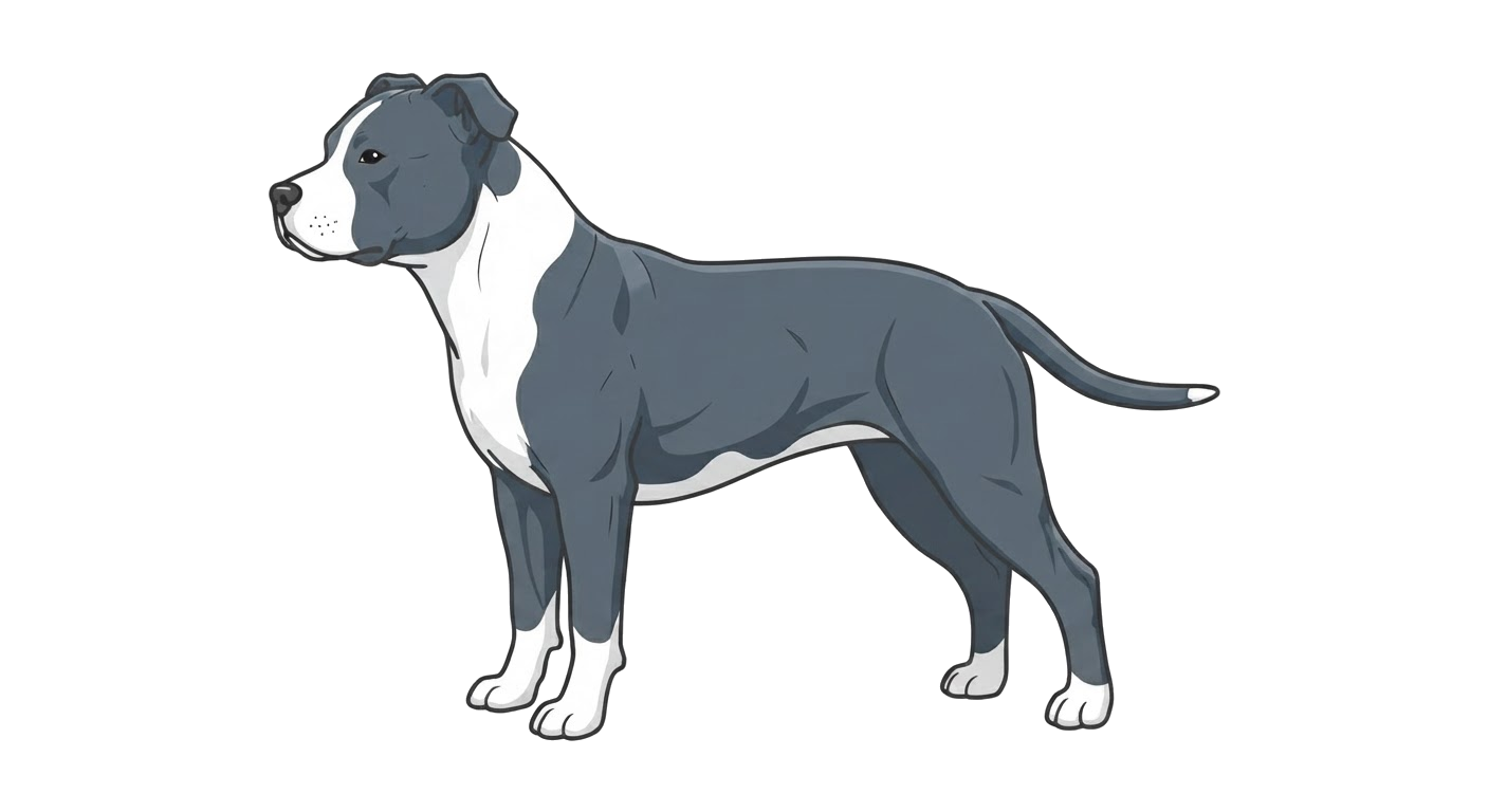 Illustration of a Blue & White coat