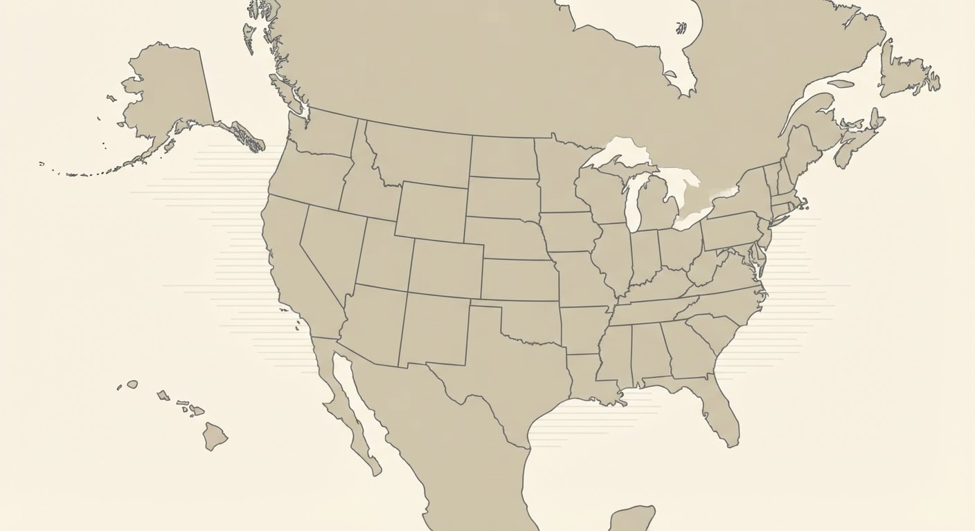 Illustrated map showing the origin of the American Staffordshire Terrier