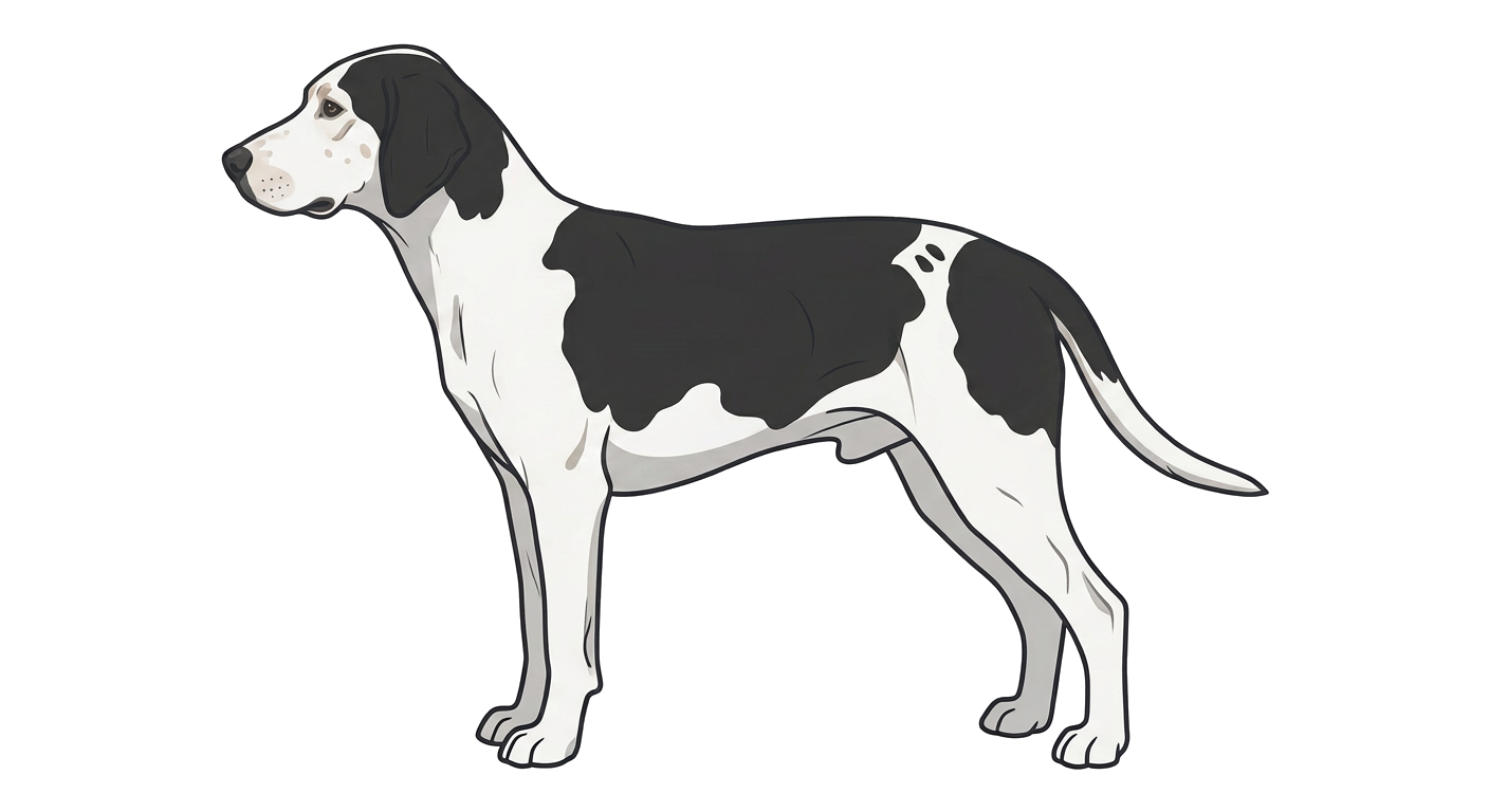 Illustration of a White and Black coat