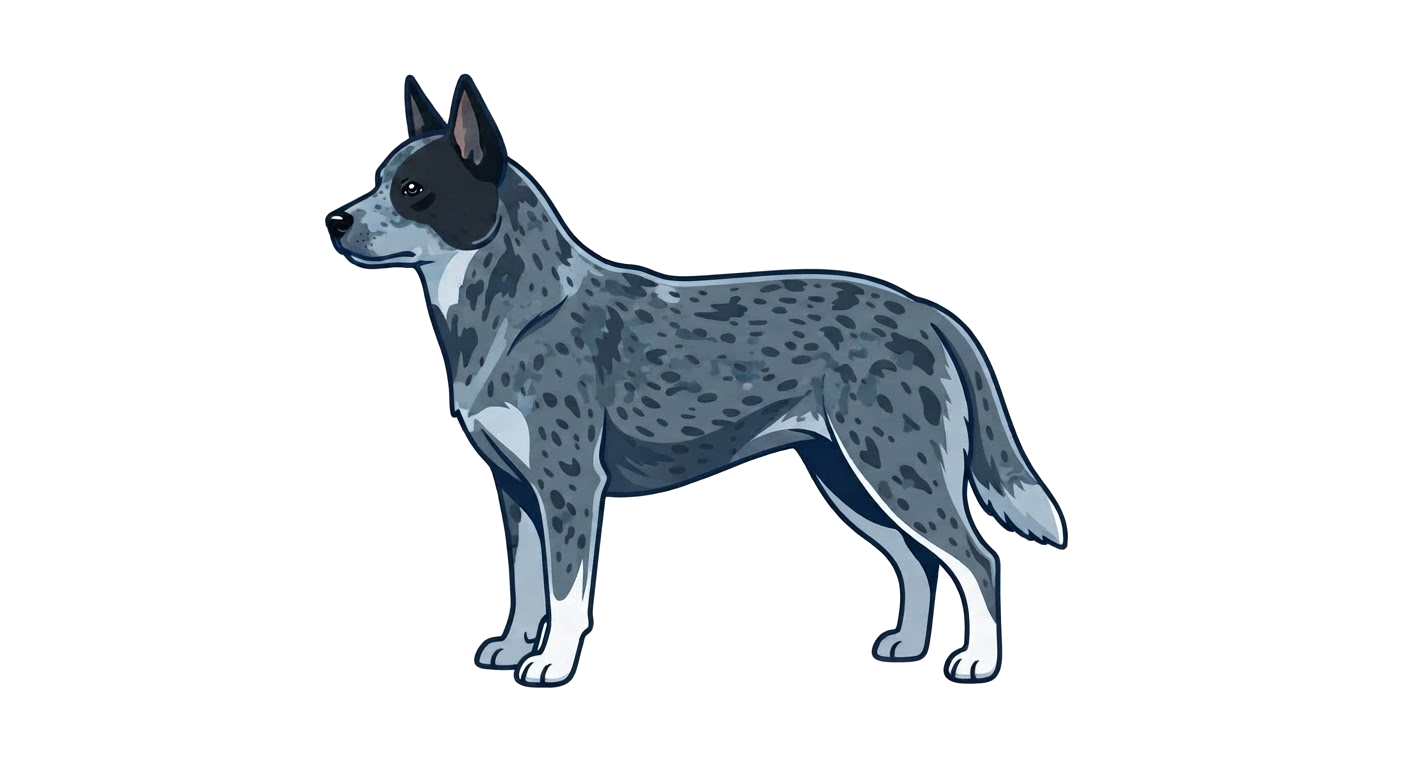 Illustration of a Blue coat