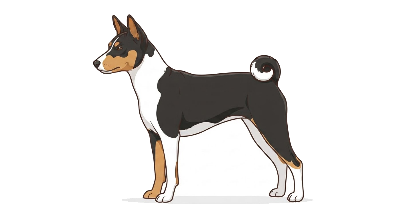 Illustration of a Tricolour coat