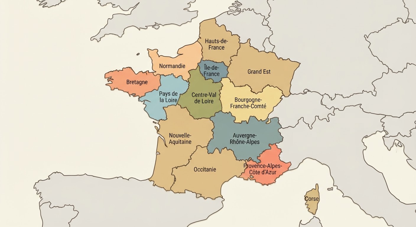 Illustrated map showing the origin of the Beagle Harrier
