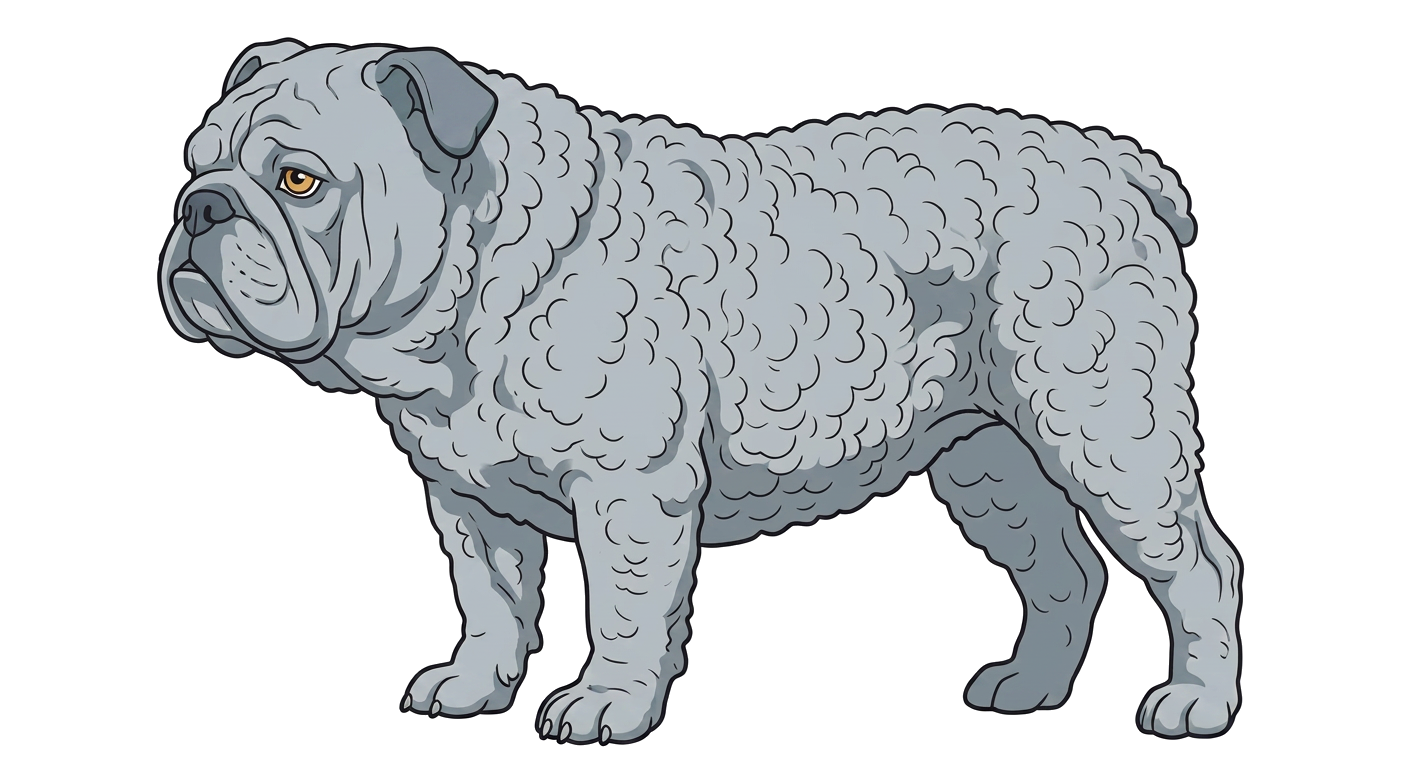 Illustration of a Blue coat