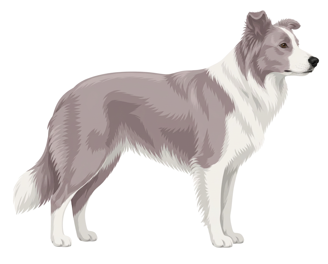 Illustration of a Lilac coat