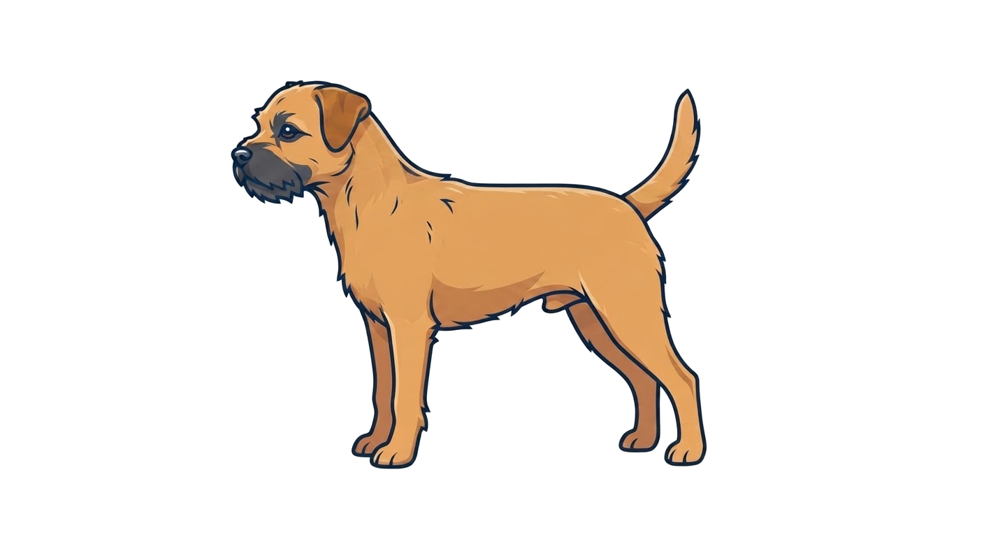 Illustration of a Wheaten coat