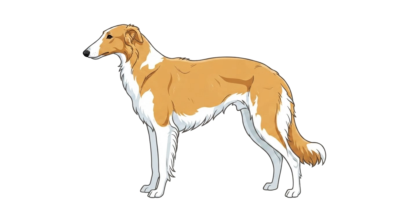 Illustration of a White and gold coat