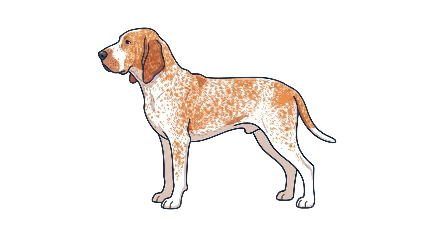 Illustration of a Orange roan coat