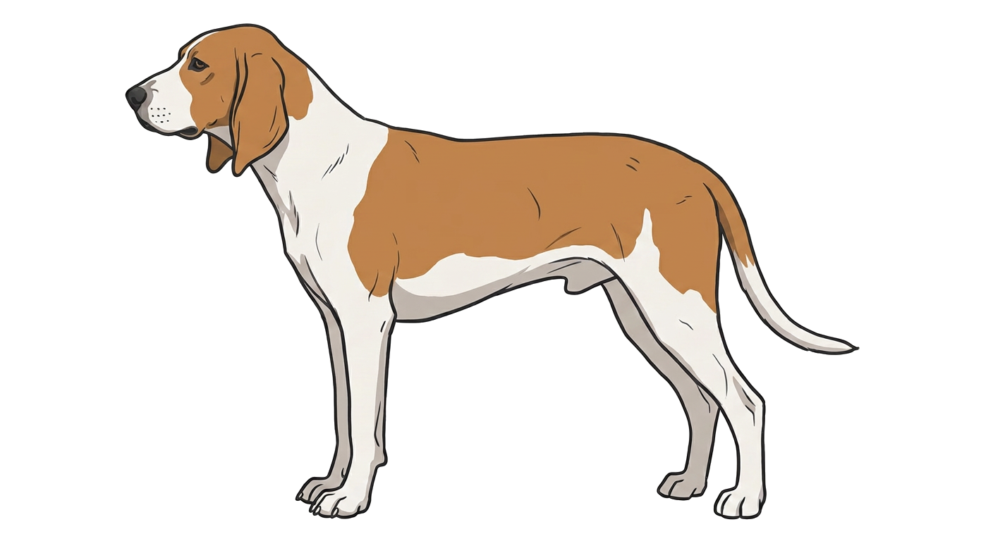 Illustration of a Bicolour coat