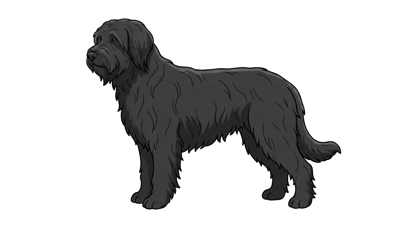 Illustration of a Black coat