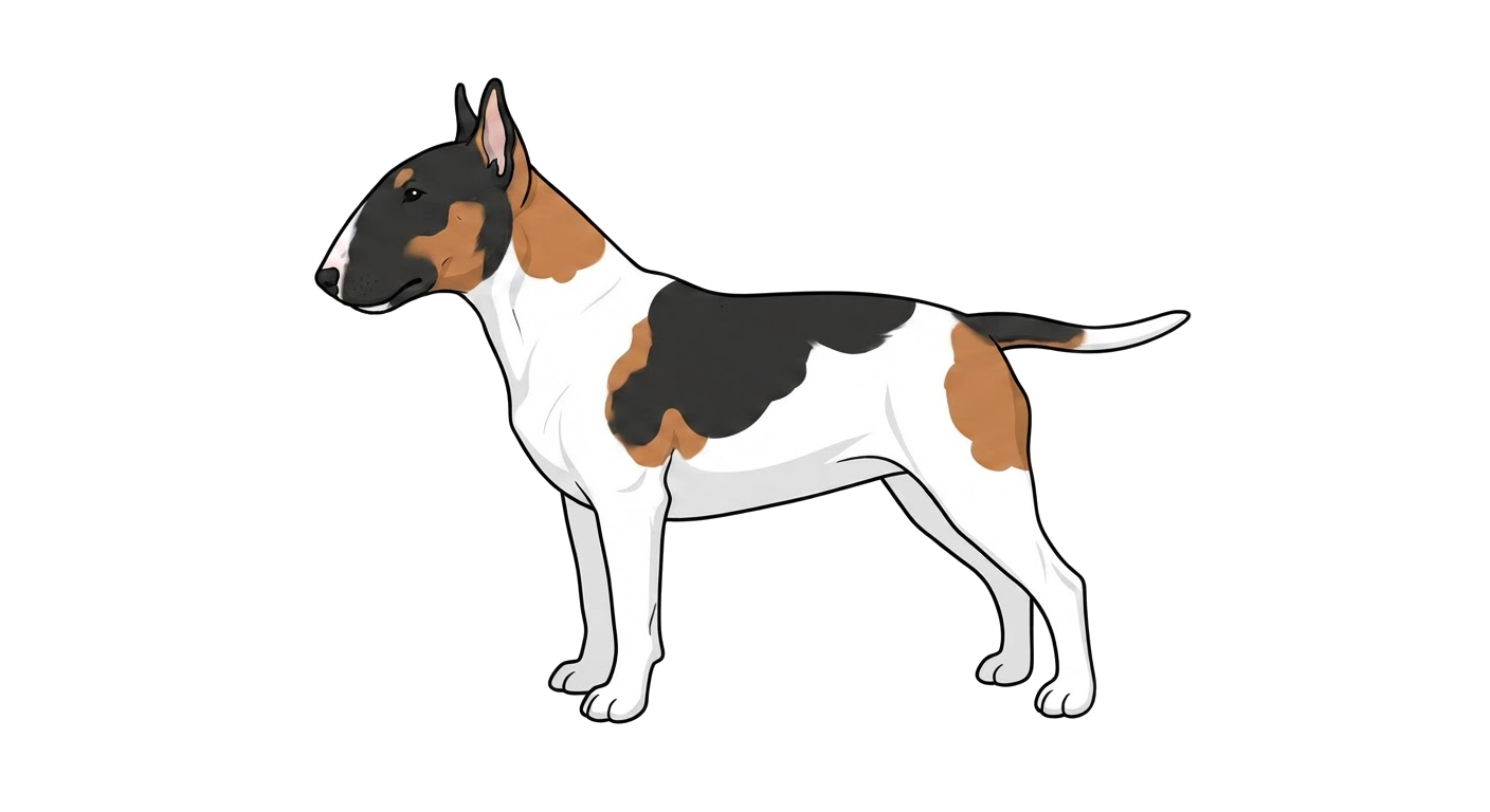 Illustration of a Tricolour coat