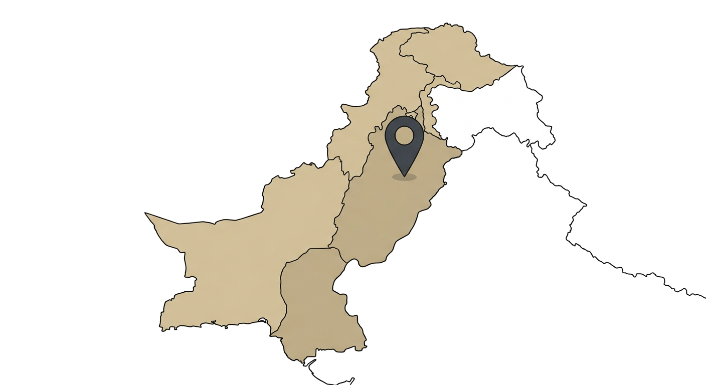 Illustrated map showing the origin of the Bully Kutta