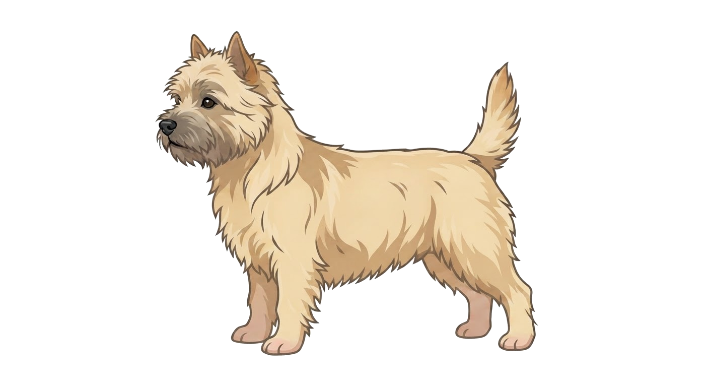 Illustration of a Wheaten coat