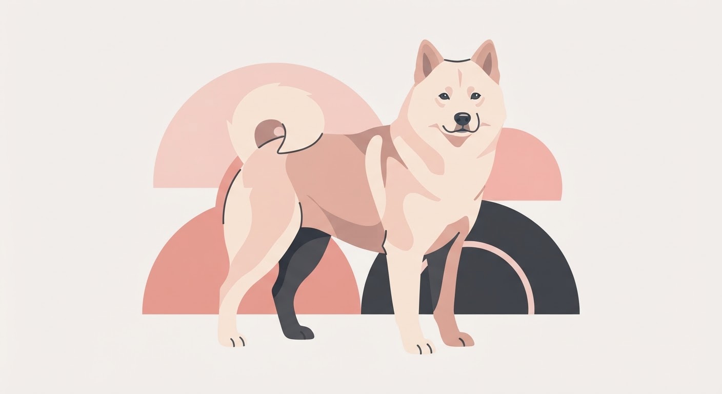 Illustration of the Canadian Eskimo Dog