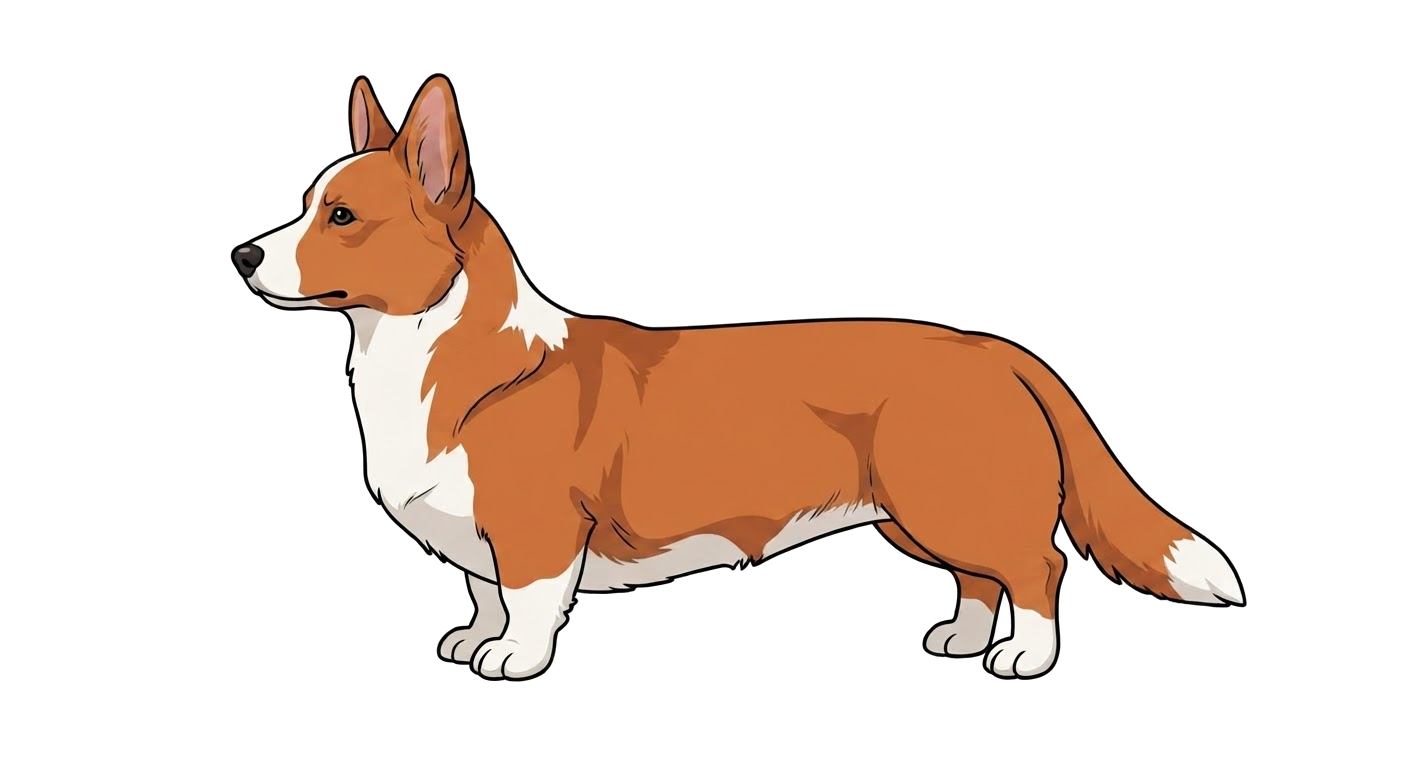 Illustration of a Red coat