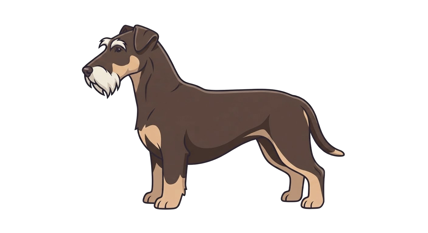 Illustration of a Coffee brown coat