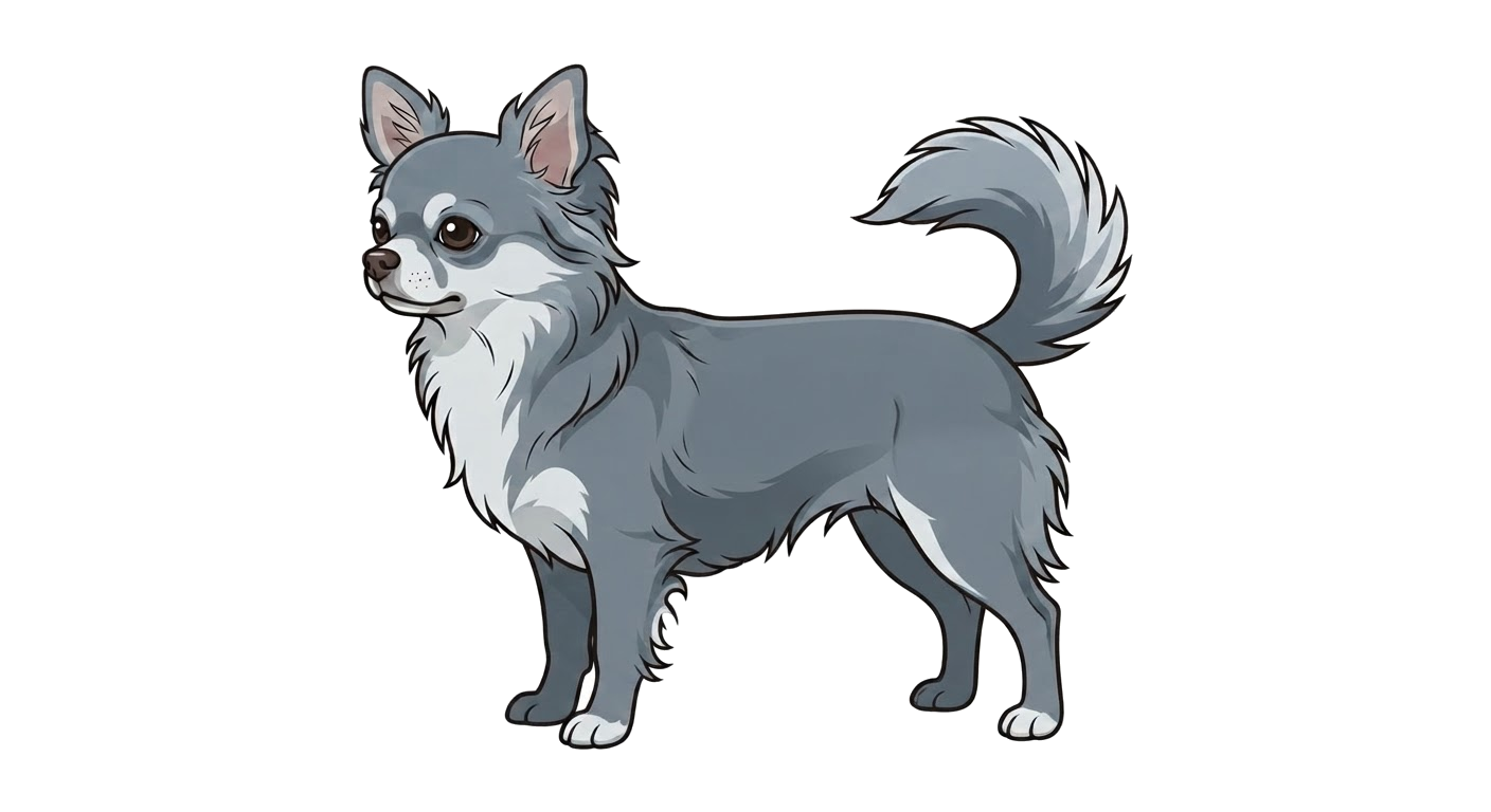 Illustration of a Blue coat