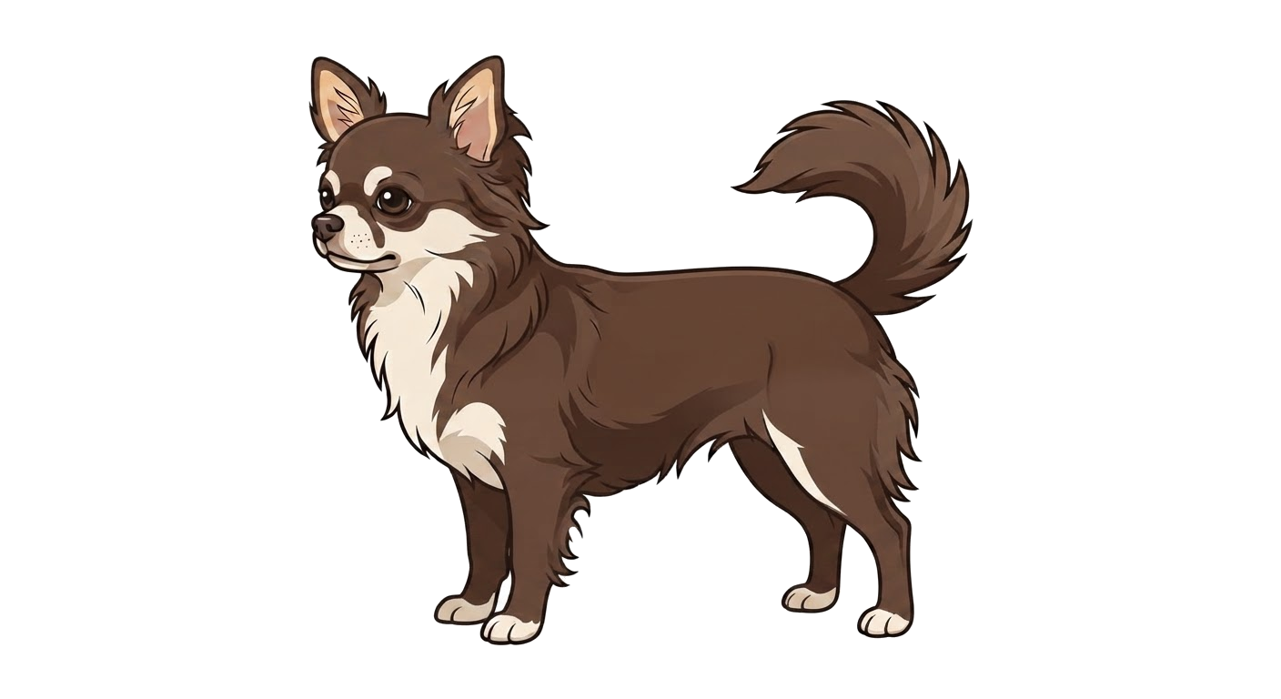 Illustration of a Chocolate coat