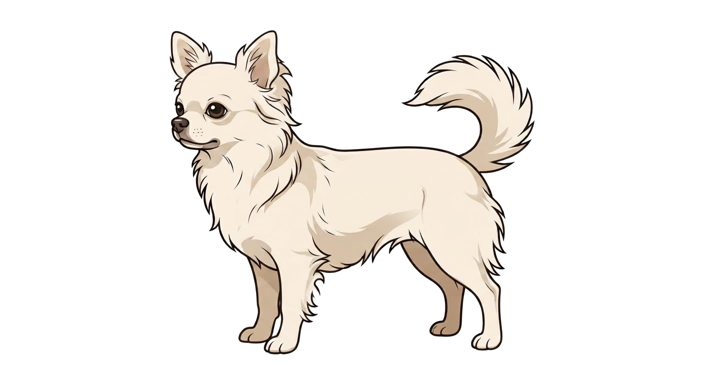 Illustration of a Cream coat