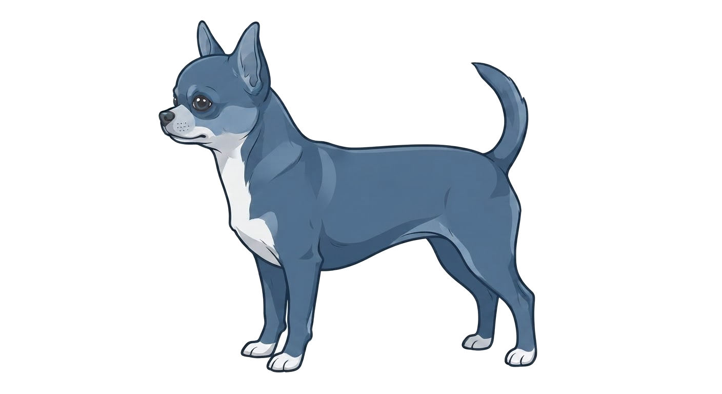 Illustration of a Blue coat