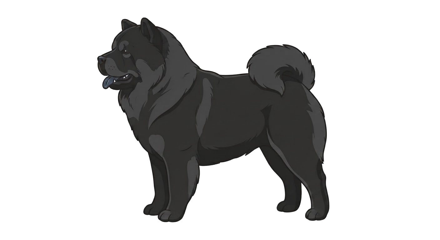 Illustration of a Black coat