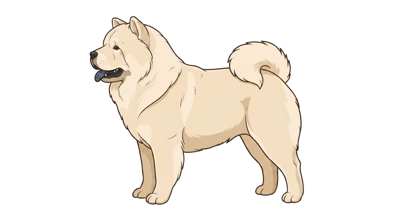 Illustration of a Cream coat