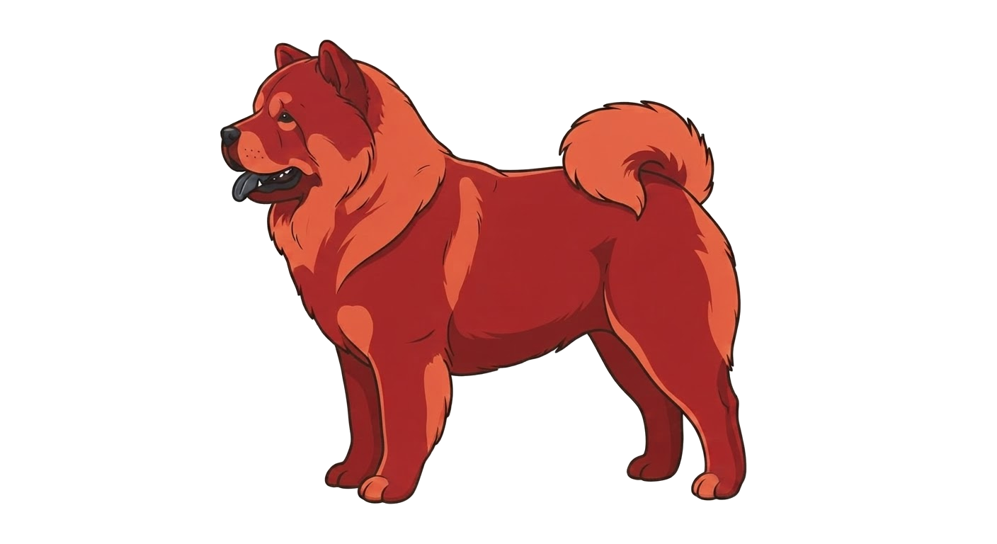 Illustration of a Red coat
