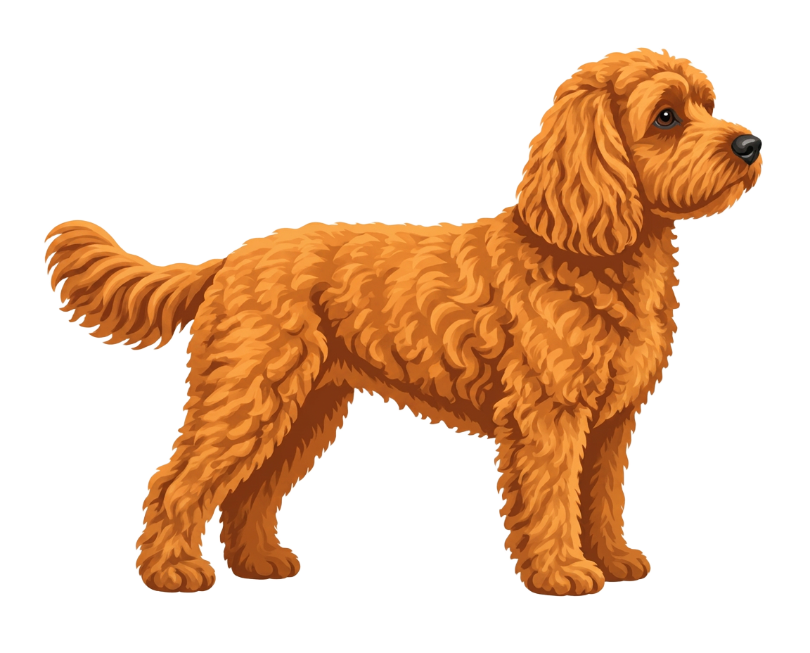 Illustration of a Apricot coat