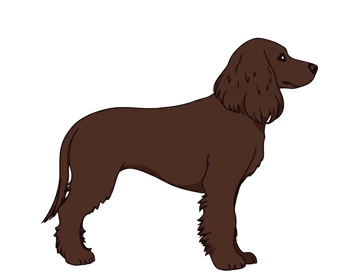 Illustration of a Liver (chocolate) coat