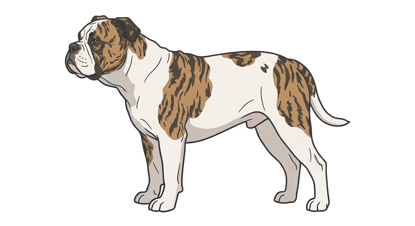 Illustration of a White / Pied coat