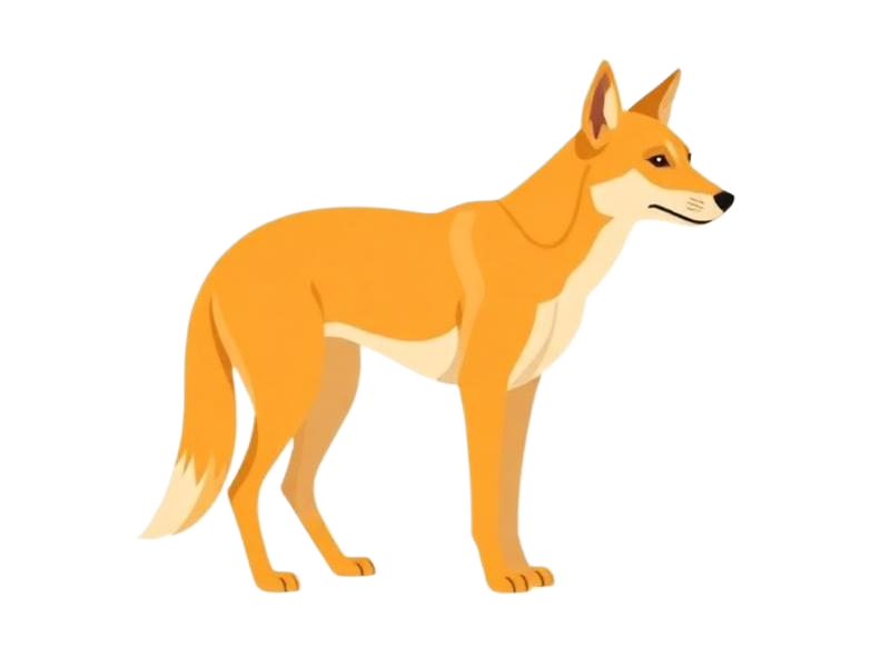 Illustration of a Dingo
