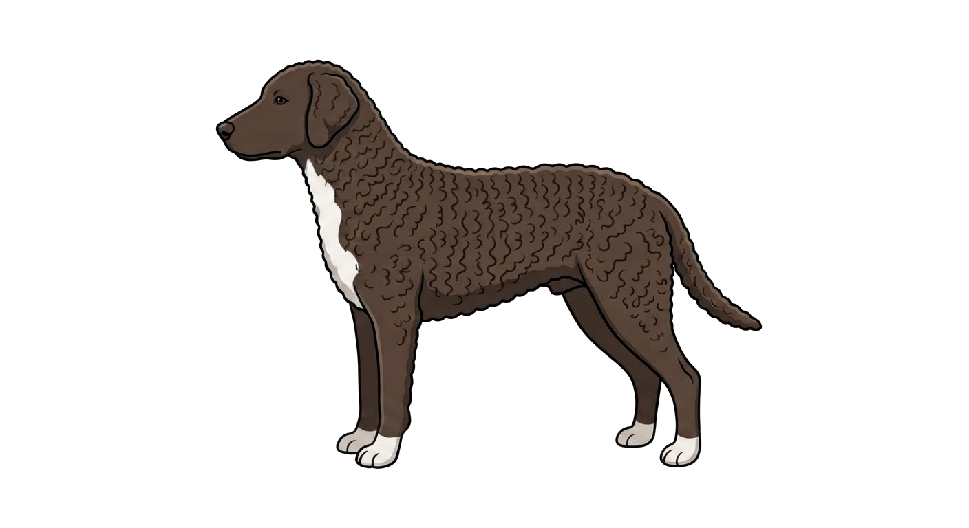 Illustration of a White chest patch coat