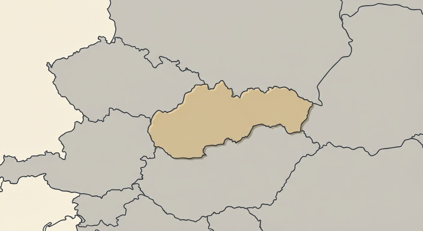 Illustrated map showing the origin of the Czechoslovakian Wolfdog