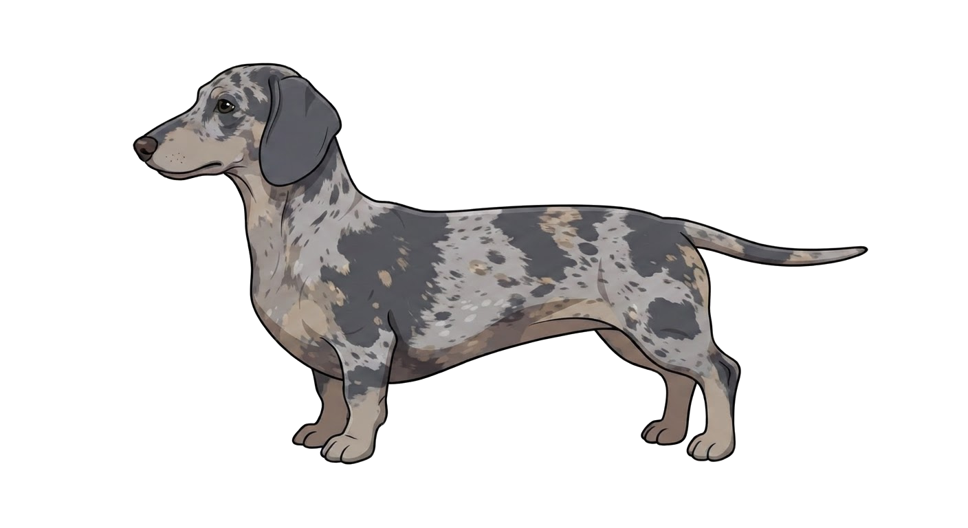 Illustration of a Dapple coat
