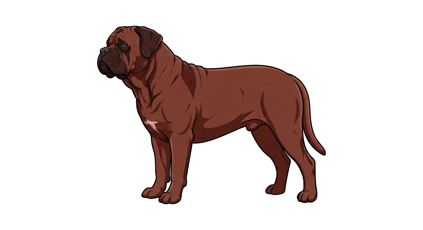 Illustration of a Mahogany coat