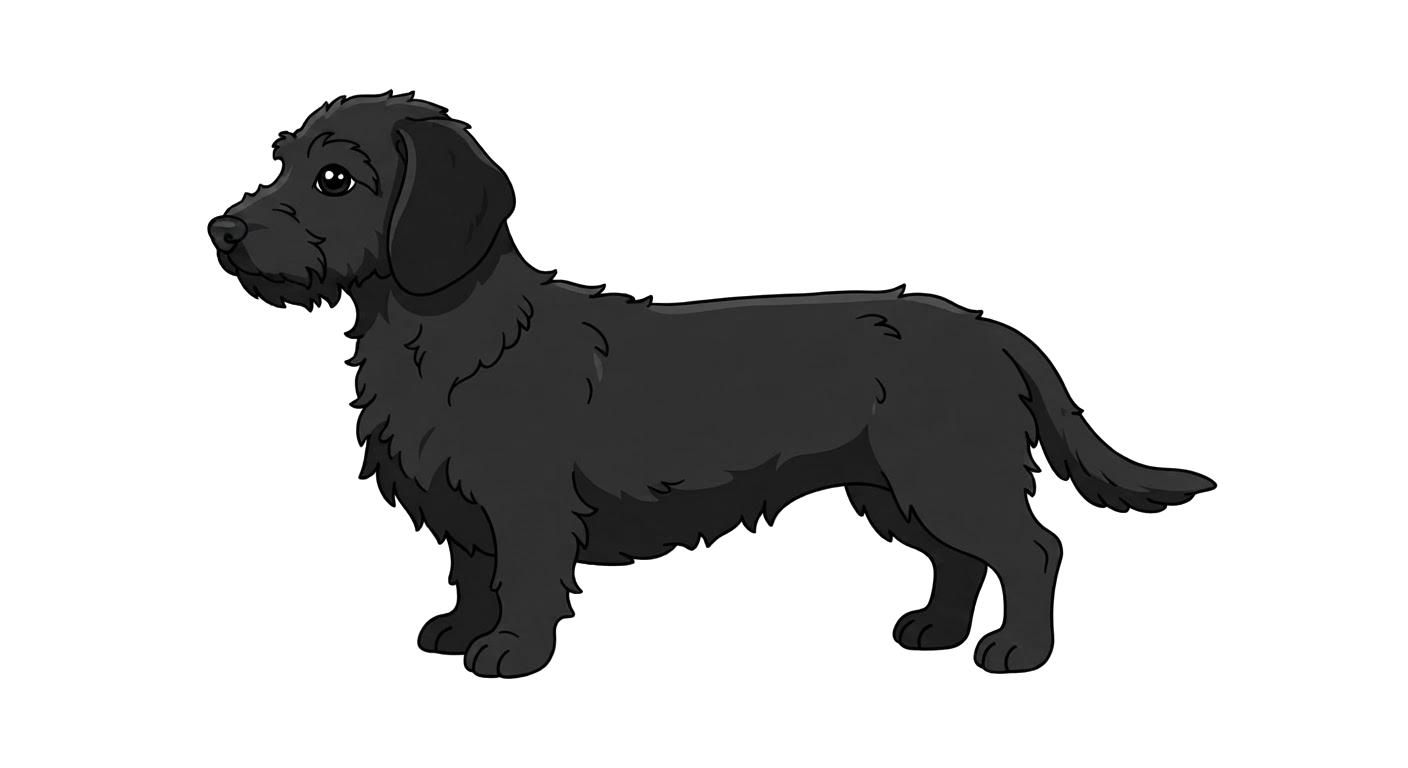 Illustration of a Black coat