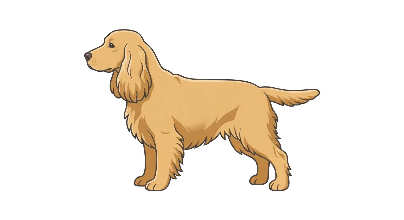 Illustration of a Golden coat