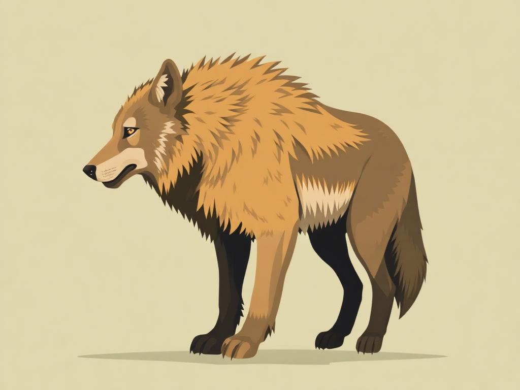 Illustration of Dire Wolf