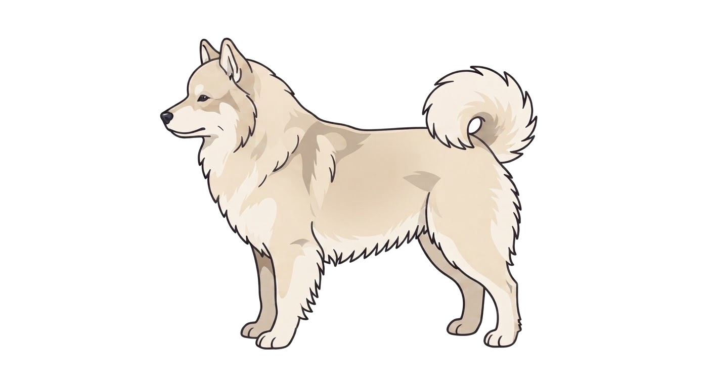 Illustration of a Cream coat