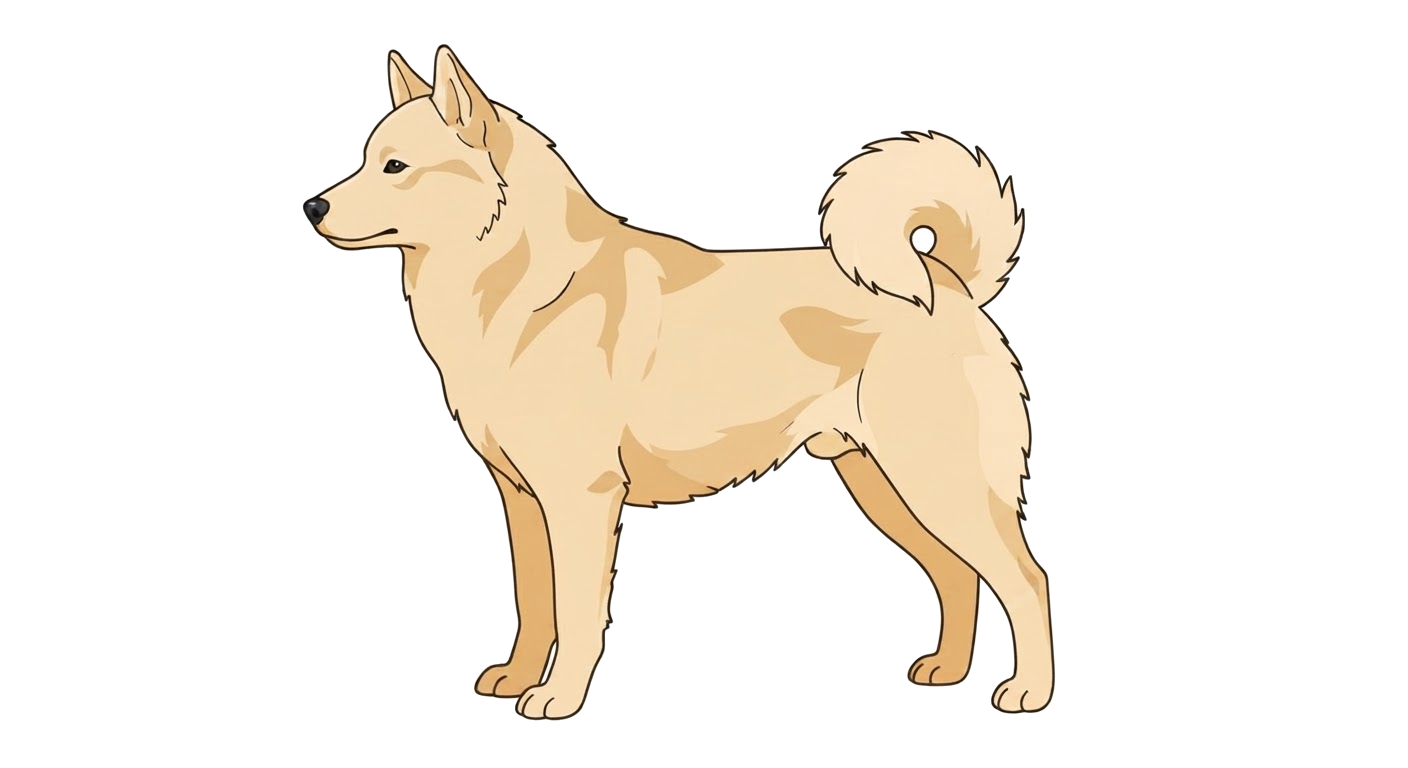 Illustration of a Pale honey coat