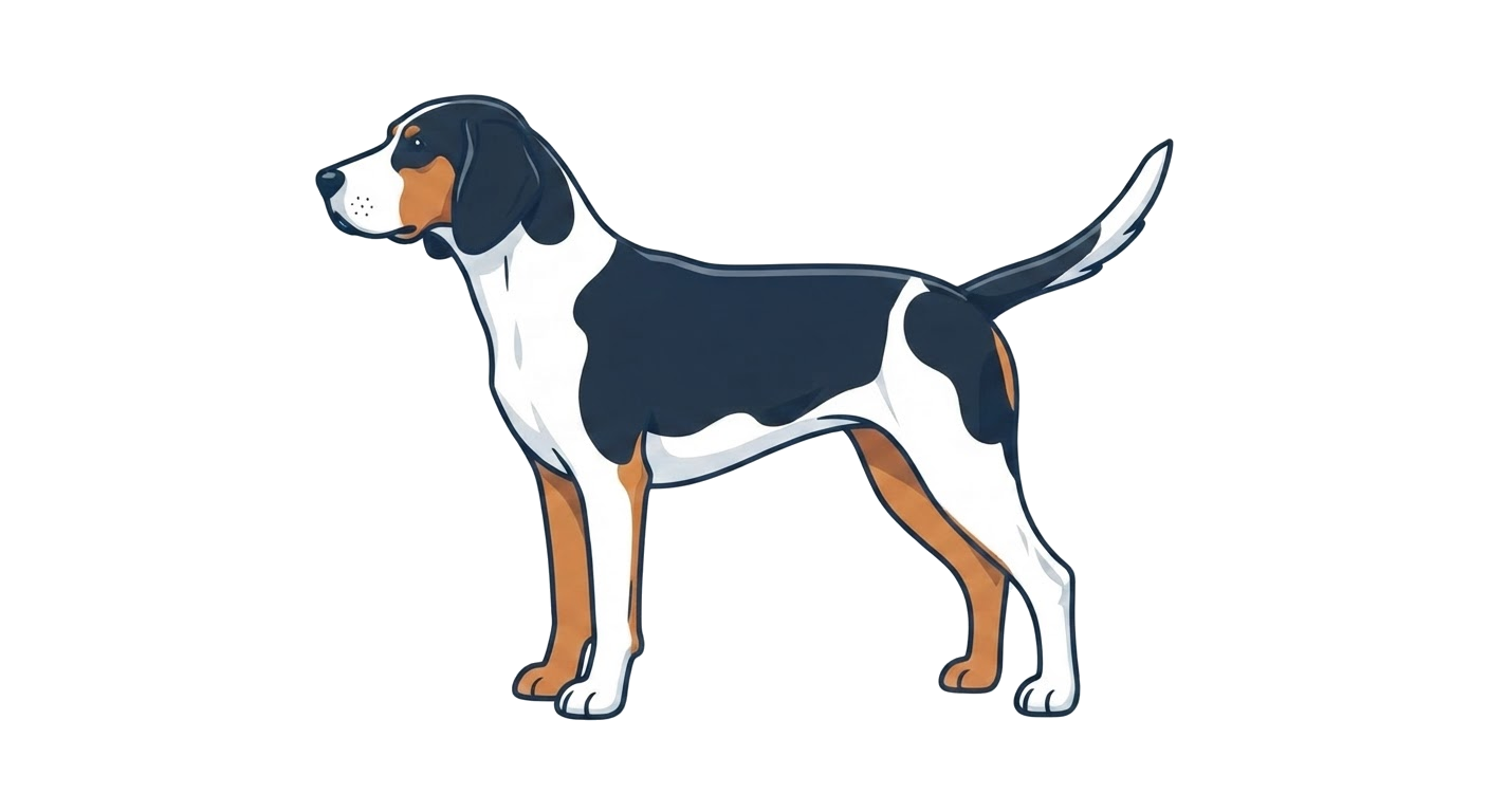 Illustration of a Black and tan coat