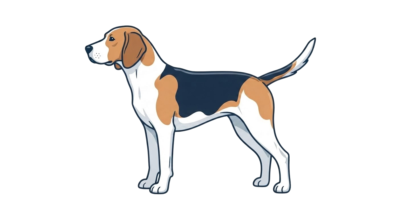 Illustration of a Tricolour coat