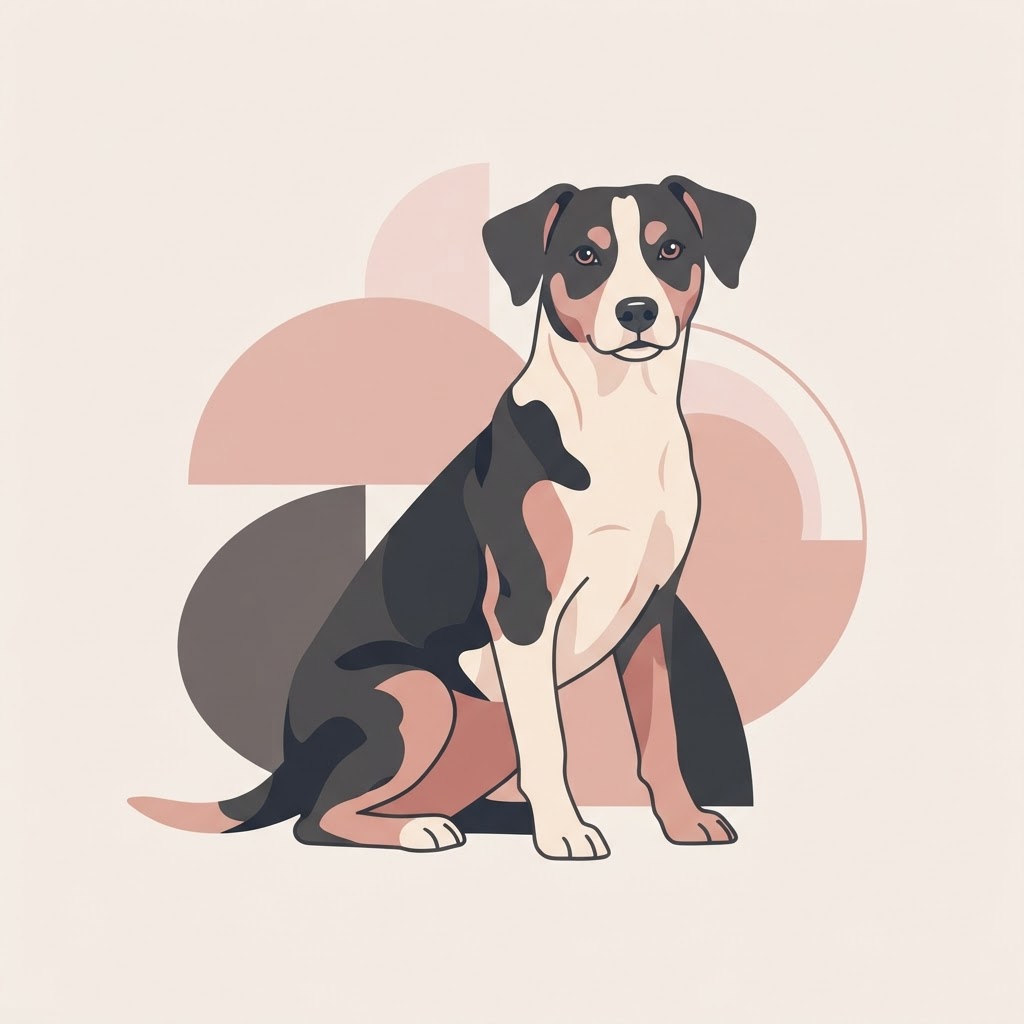 Flat vector illustration of a Francais Tricolore