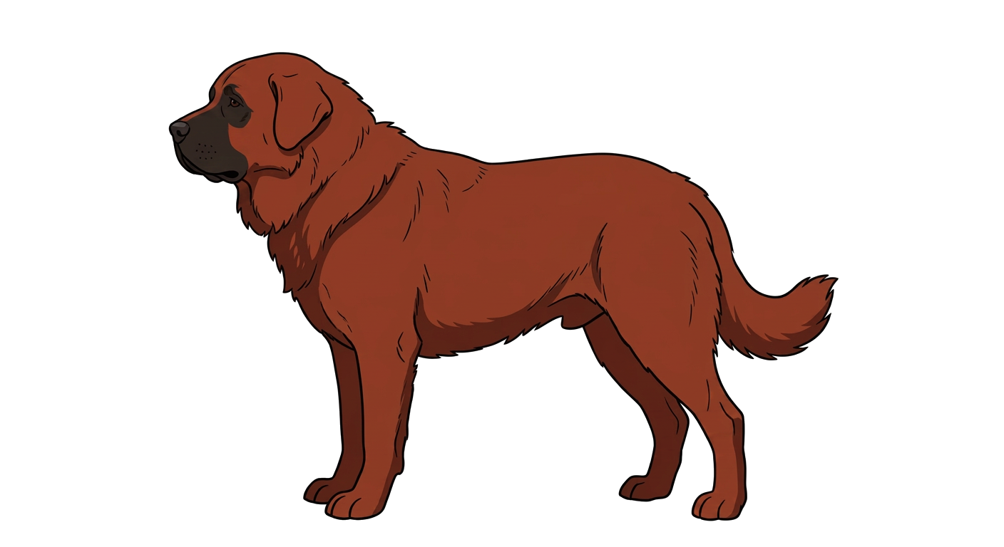 Illustration of a Fawn / Reddish-Brown coat