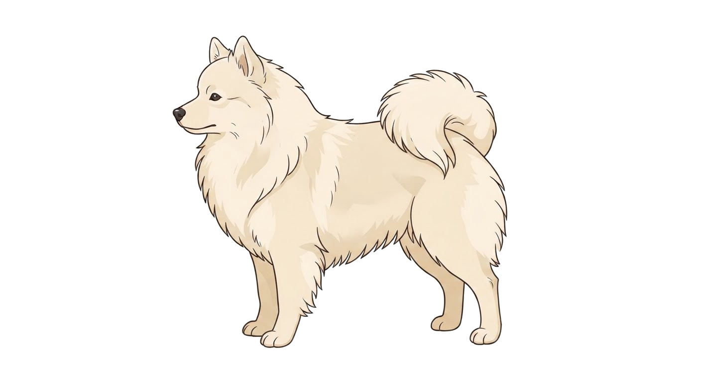 Illustration of a Cream coat
